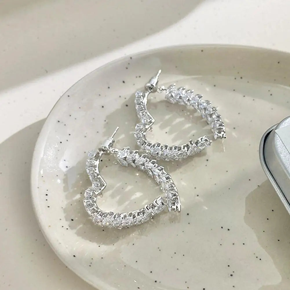 Boucles d’oreilles de blé de luxe Zircon brillant Mode Personnalité Fête Charme Bijoux Feuille de Blé Boucle D’oreille Pour Femmes Filles Style Coréen - OKLassy