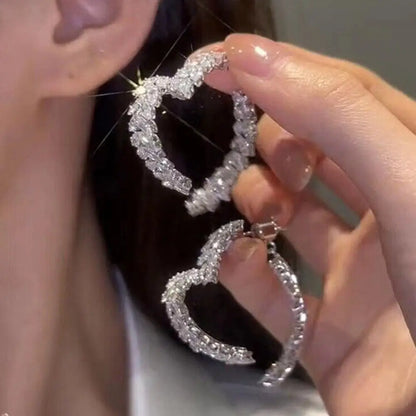 Boucles d’oreilles de blé de luxe Zircon brillant Mode Personnalité Fête Charme Bijoux Feuille de Blé Boucle D’oreille Pour Femmes Filles Style Coréen - OKLassy